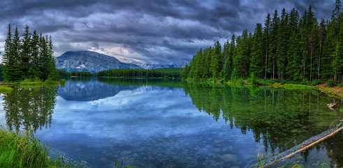 Two Jack Lake Two Jack Lake - Panoramic - Landscape - Photography - Photo - Print - Nature - Stock Photos - Images - Fine Art Prints -...