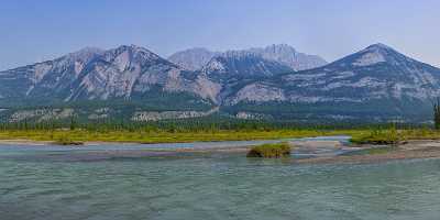 Athabasca River Jasper Alberta Canada Panoramic Landscape Photography Royalty Free Stock Photos - 017127 - 26-08-2015 - 14427x5843 Pixel Athabasca River Jasper Alberta Canada Panoramic Landscape Photography Royalty Free Stock Photos Stock Image Fine Art Foto Stock Photos Shore Sunshine What Is...