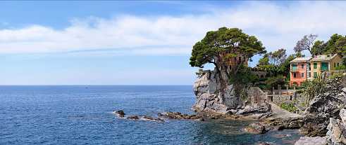Recco Recco - Liguria - Italy - Ligurian Sea - Riviera - Port - Boat - Yacht - Gulf - Colorful - Summer - Beach - Outlook -...